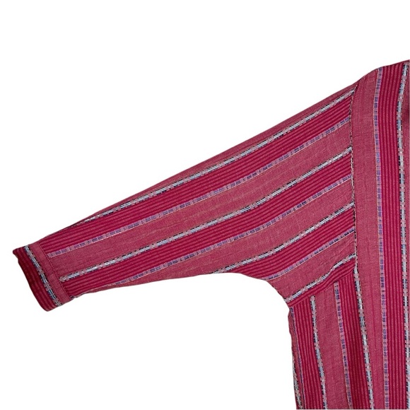 ANTHROPOLGIE PILCRO The Bo Boyfriend Embroidered Button Down Red Top Size Small - Picture 5 of 10